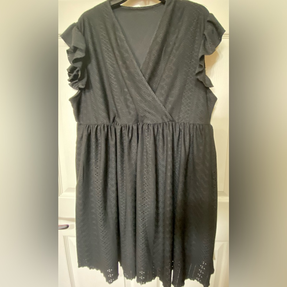 SHEIN curve dress 3XL NWOT black lace
